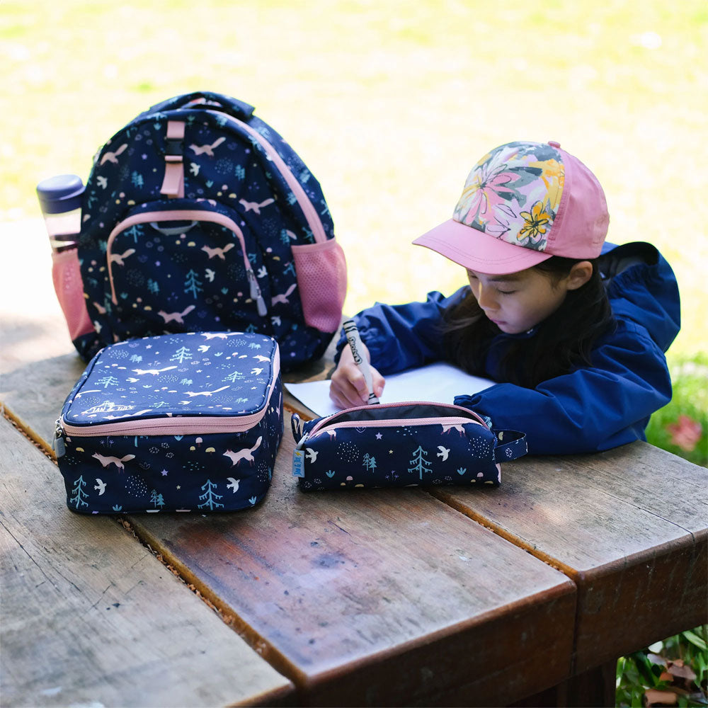 *Jan & Jul Xplorer Lunch Bags - Navy Forest