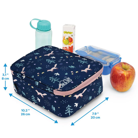*Jan & Jul Xplorer Lunch Bags - Navy Forest