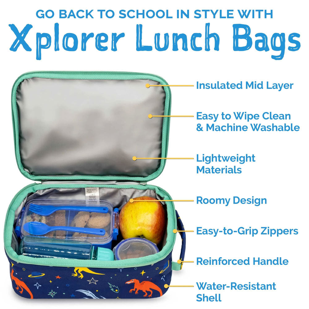 *Jan & Jul Xplorer Lunch Bags - Space Dinos