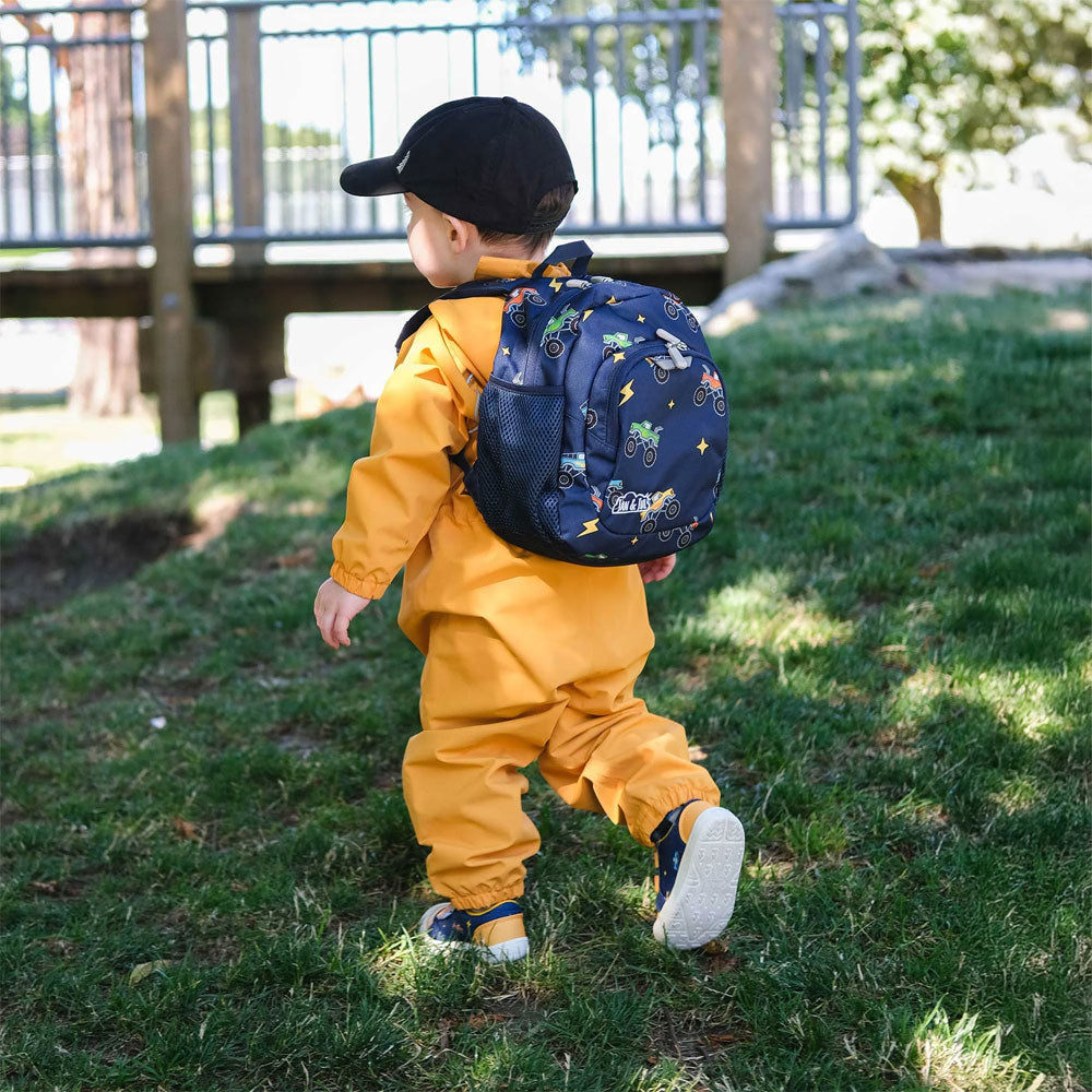 *Jan & Jul Little Xplorers Mini Backpack - Big Trucks