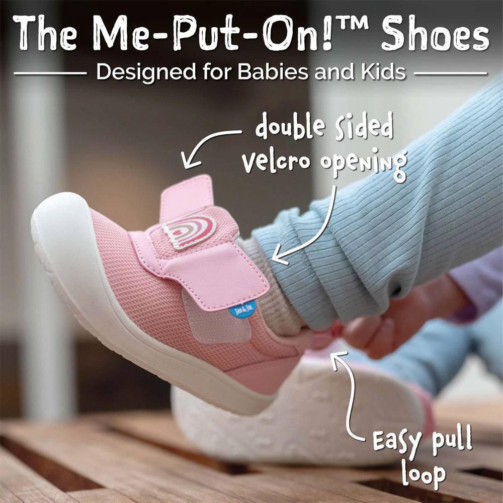 Jan & Jul Mini-Flyer Toddler Sneakers - Black Tie
