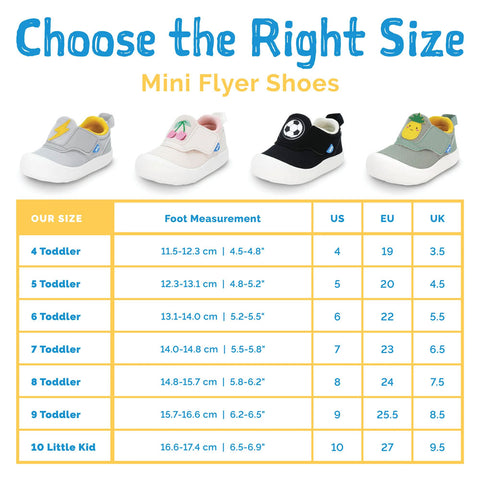 Jan & Jul Mini-Flyer Toddler Sneakers - Black Tie