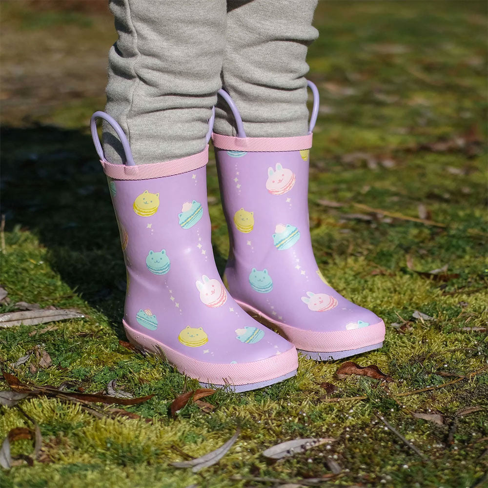 Jan & Jul Puddle-Dry Rain Boots - Macarons