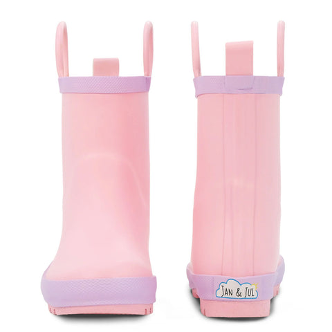 Jan & Jul Puddle-Dry Rain Boots - Pink