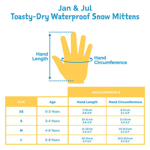 Jan & Jul Toasty-Dry Waterproof Snow Mittens - Nebula Blue
