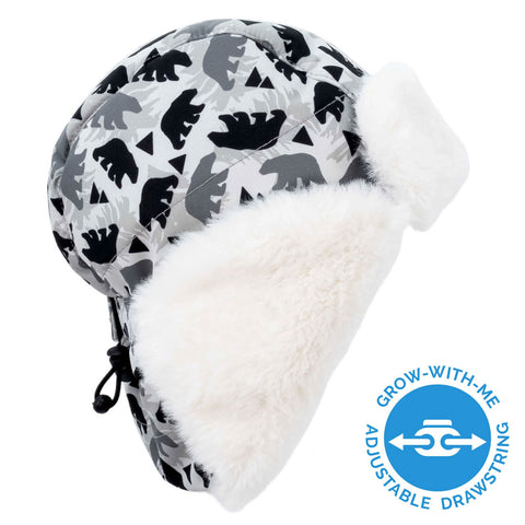 Jan + Jul Toasty-Dry Trapper Hat - Bear