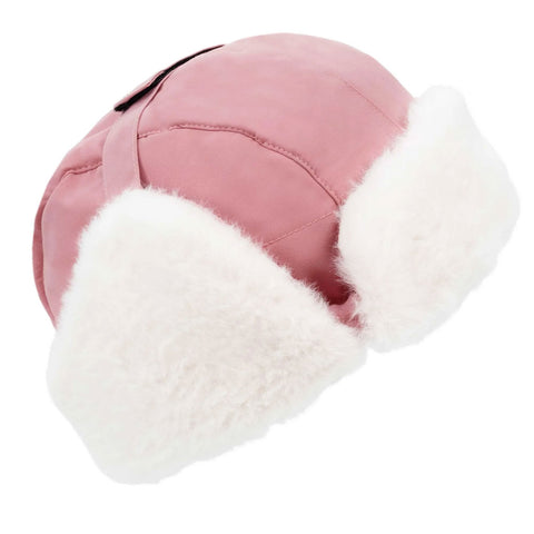 Jan + Jul Toasty-Dry Trapper Hat - Dusty Pink