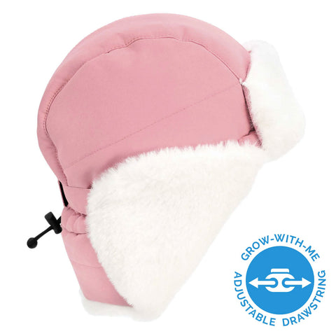 Jan + Jul Toasty-Dry Trapper Hat - Dusty Pink