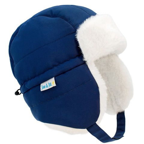 Jan + Jul Toasty-Dry Trapper Hat - Nebula Blue