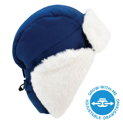 Jan + Jul Toasty-Dry Trapper Hat - Nebula Blue