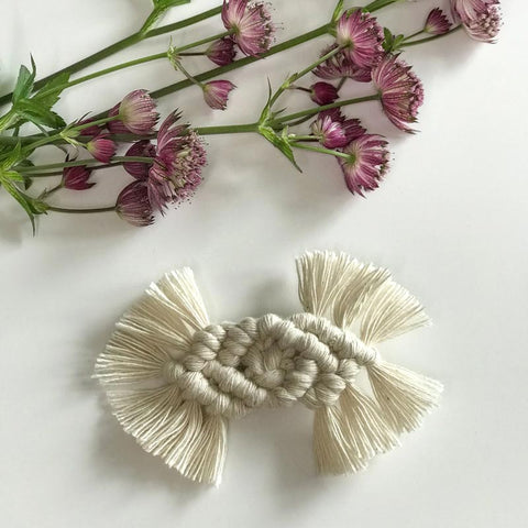 *Knotty Alex Cypress Macrame Bow  *CLEARANCE*