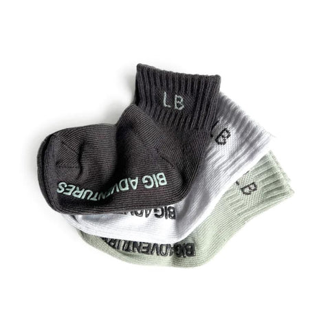 Little Bipsy Socks 3-Pack - Baja Mix (Size 6/8y)