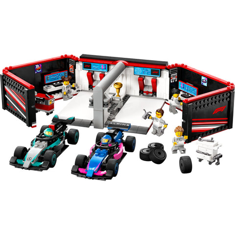 *LEGO City F1 Garage & Mercedes-AMG & Alpine Cars