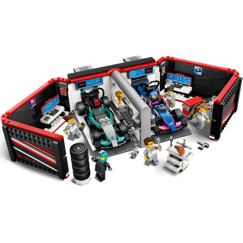 *LEGO City F1 Garage & Mercedes-AMG & Alpine Cars