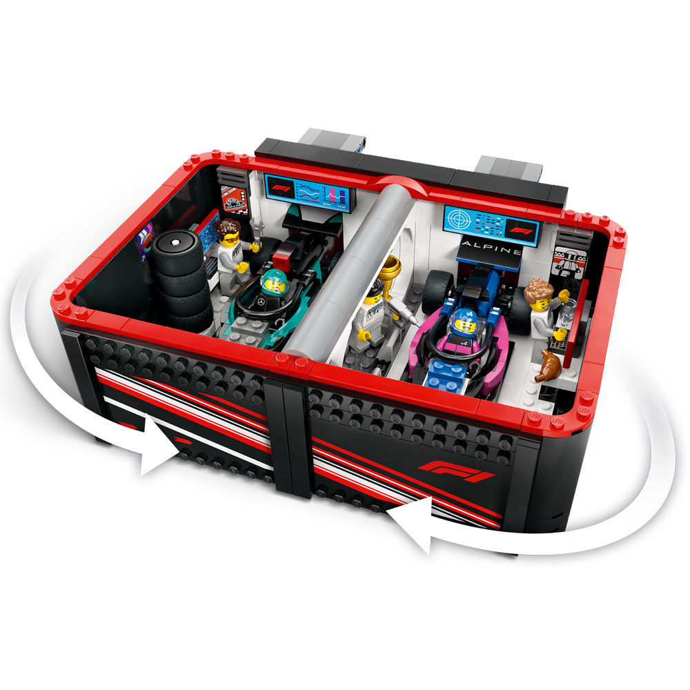 *LEGO City F1 Garage & Mercedes-AMG & Alpine Cars