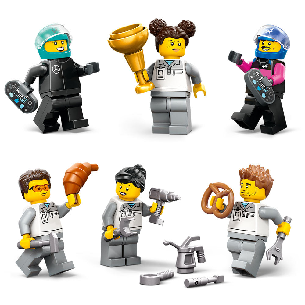 *LEGO City F1 Garage & Mercedes-AMG & Alpine Cars