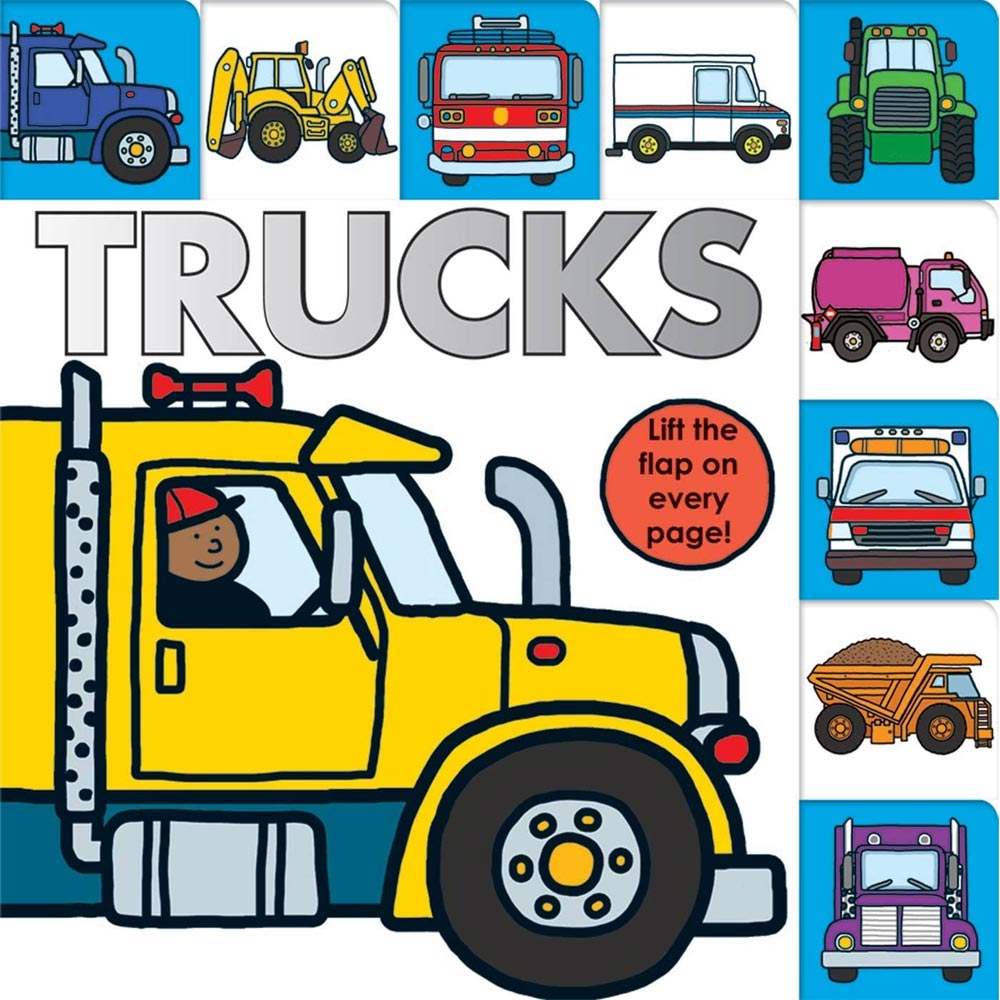 Lift-the-Flap Tab: Trucks