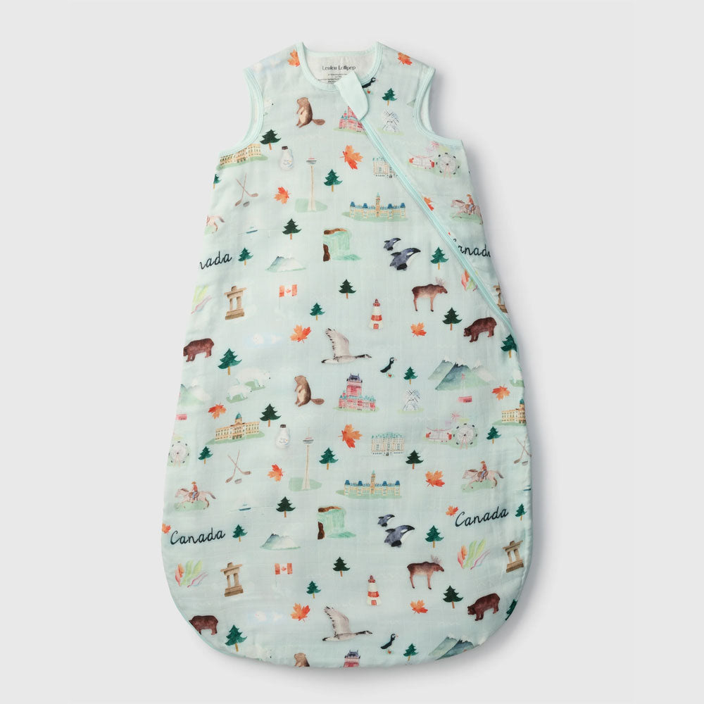 Loulou Lollipop Muslin Lightweight Sleep Bag 0.5 TOG - Canada