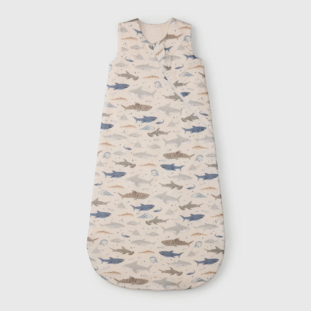 Loulou Lollipop TENCEL Sleeping Bag 1.0 TOG - Smiley Sharks
