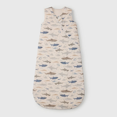 Loulou Lollipop TENCEL Sleeping Bag 1.0 TOG - Smiley Sharks