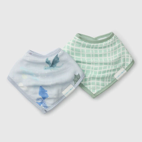 Loulou Lollipop Bandana Bib Set