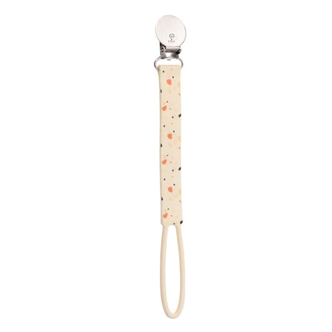 Printed Terrazzo Loulou Lollipop Beadless Pacifier Clip at Lagoon Baby + Toy Shoppe