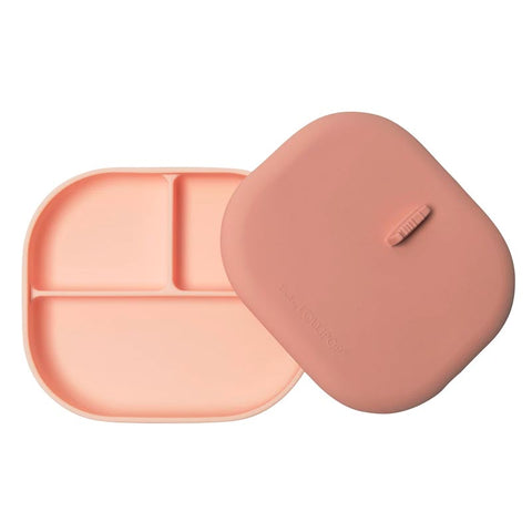 Loulou Lollipop Born to Be Wild Divided Plate with Lid