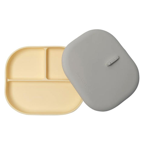 Loulou Lollipop Born to Be Wild Divided Plate with Lid