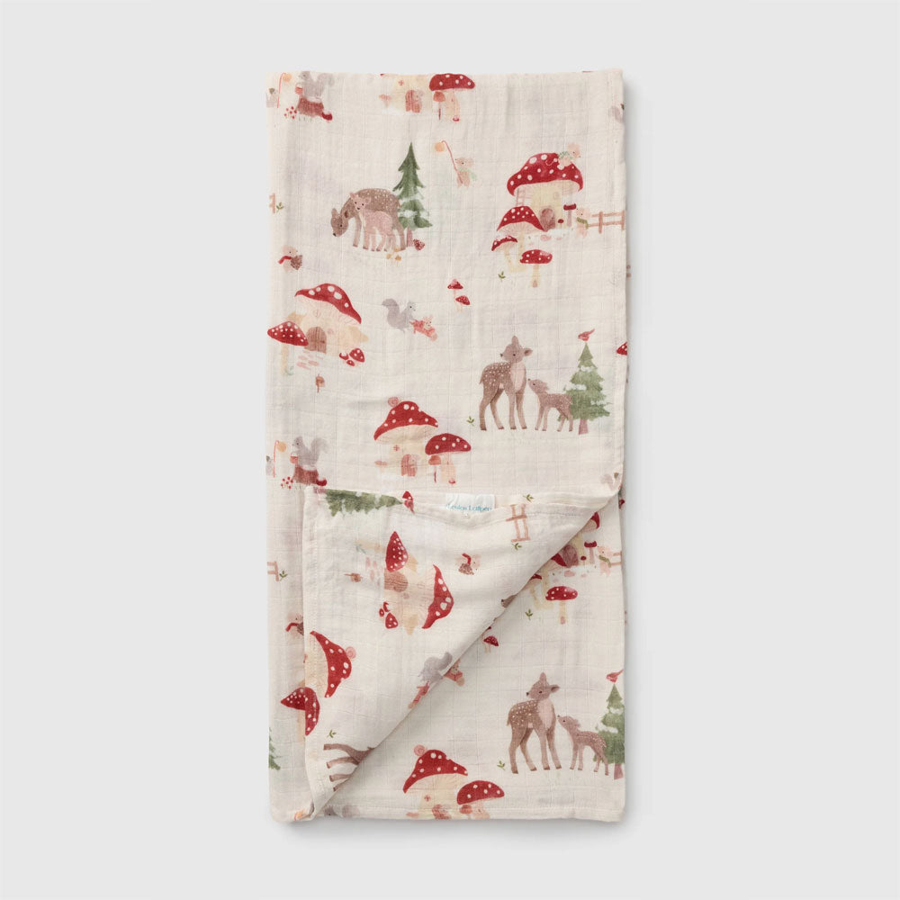 Loulou Lollipop Muslin Swaddle - Forest Families