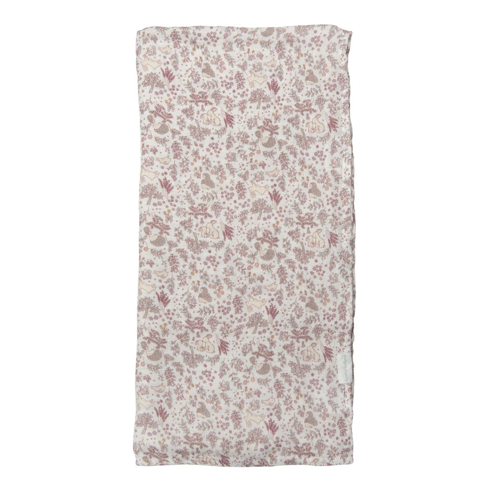 Loulou Lollipop Muslin Swaddle - Hedgehog Forest