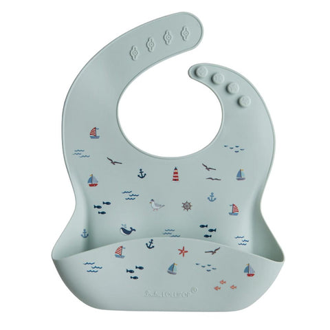 Set Sai Loulou Lollipop Silicone Bib - Lagoon Baby + Toy Shoppe in Maple Ridge, BC Canada