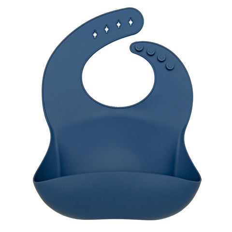 Vintage Indigo Loulou Lollipop Silicone Bib - Lagoon Baby + Toy Shoppe in Maple Ridge, BC Canada