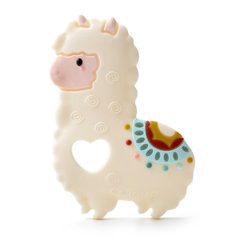 *Loulou Lollipop Llama Silicone Teether