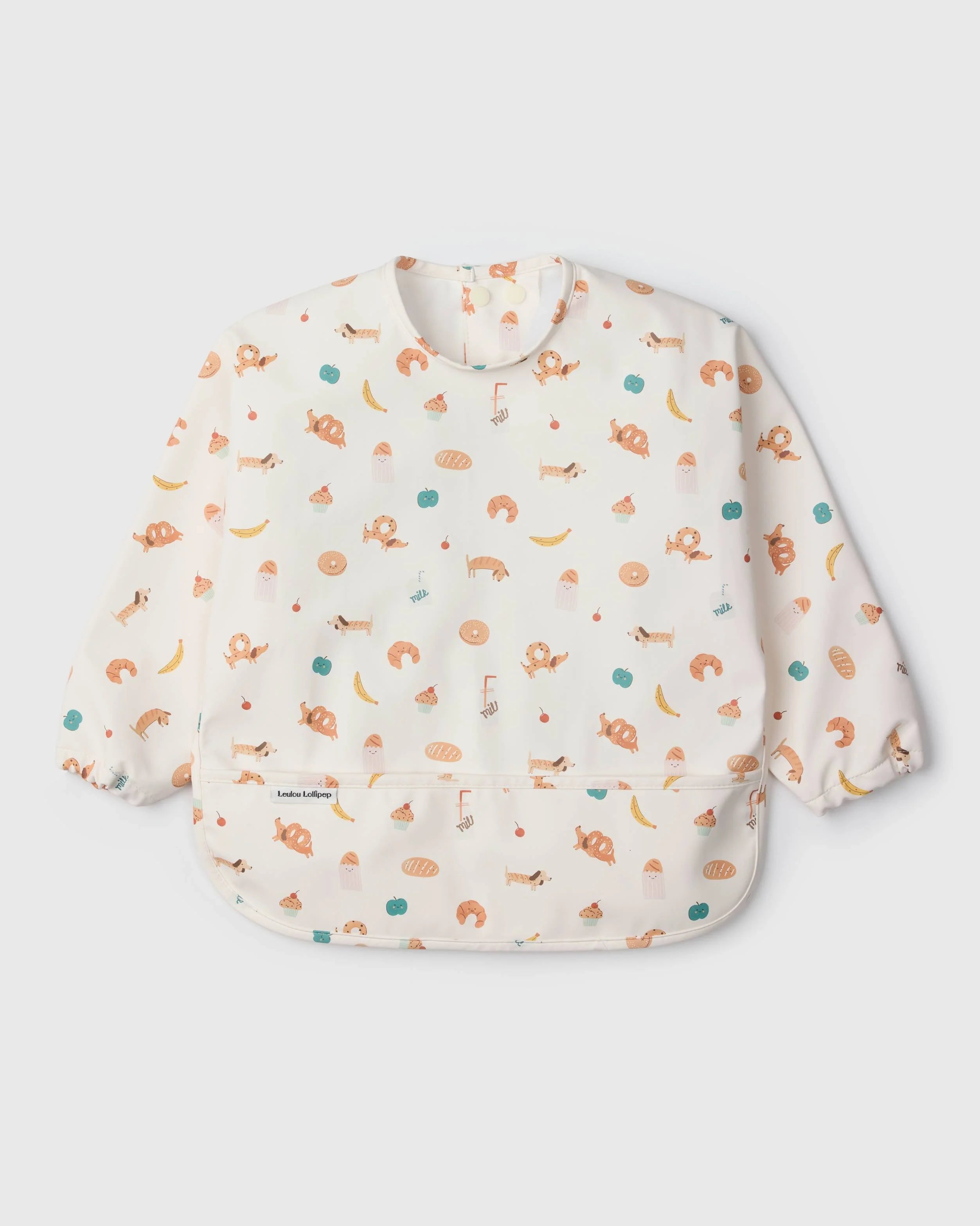 Loulou Lollipop Long Sleeve Waterproof Bib