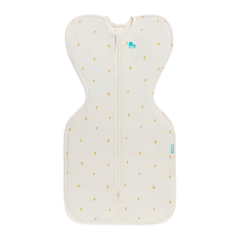 Love to Dream Swaddle Up Bag (Bamboo 1.0 Tog) - Cream Lemons