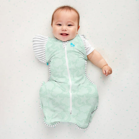 Love to Dream Swaddle Up Transition Bag (Organic Cotton 1.0 Tog) - Celestial Mint
