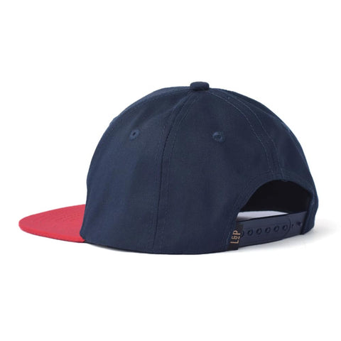 L&P Apparel Classic Fit Cap - Red & Navy