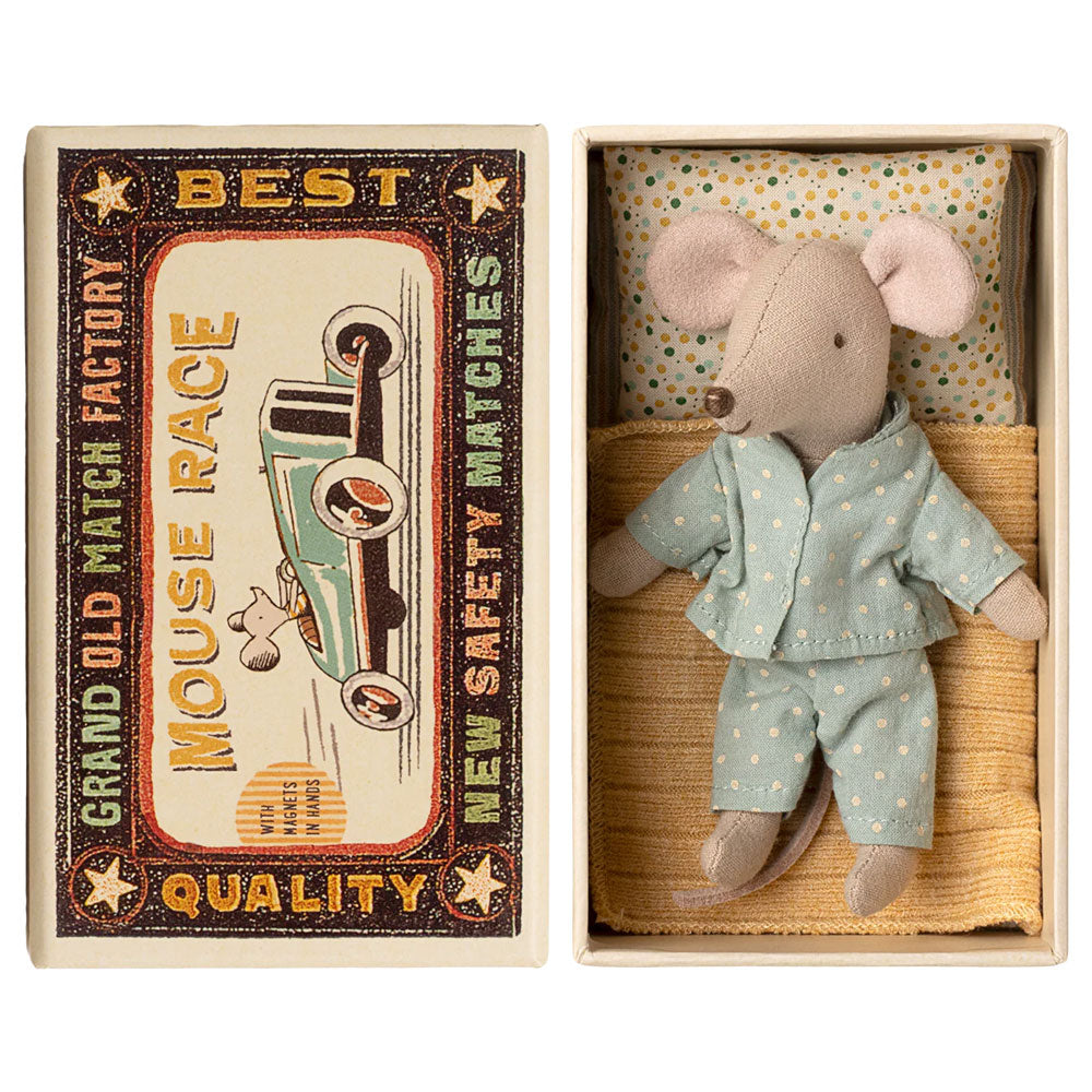 *Maileg Little Brother Mouse in Matchbox