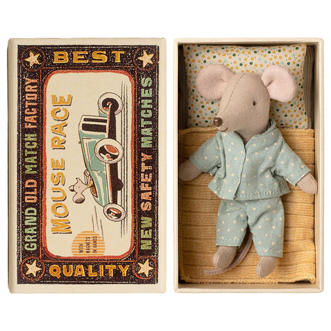 *Maileg Little Brother Mouse in Matchbox