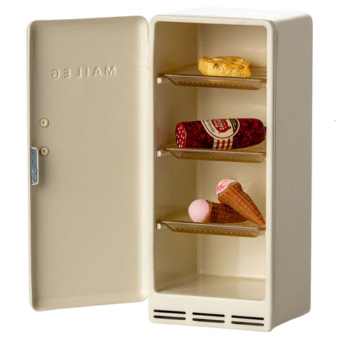*Maileg Metal Fridge for Mouse - Off-White