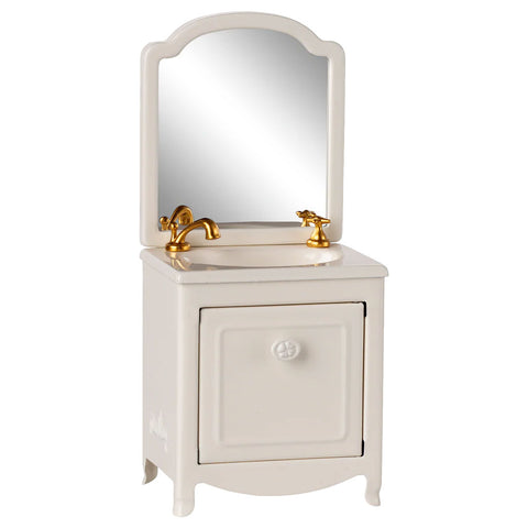 *Maileg Mouse Sink Dresser - Off-White