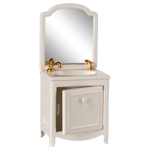 *Maileg Mouse Sink Dresser - Off-White