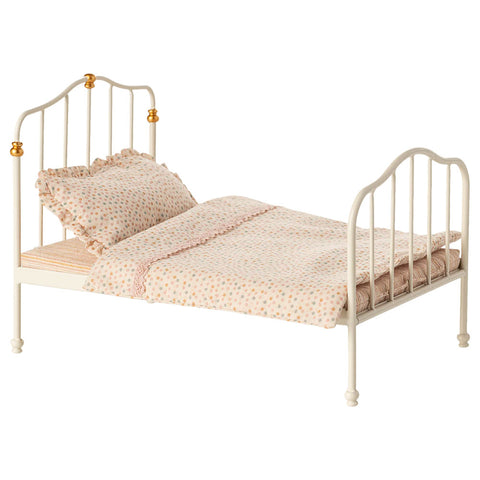 *Maileg Vintage Bed, Mouse - Off-White