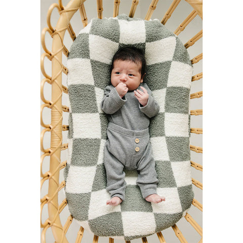 Mebie Baby Bodysuit Waffle Set - Charcoal