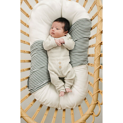 Mebie Baby Bodysuit Waffle Set - Heather Grey