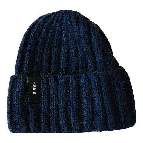 Mebie Baby Chunky Knit Beanie - Navy