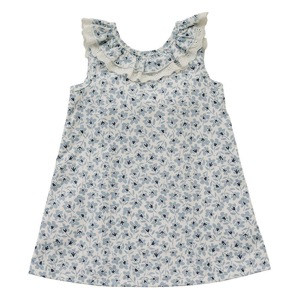 Mebie Baby Dress - Blue Blossom