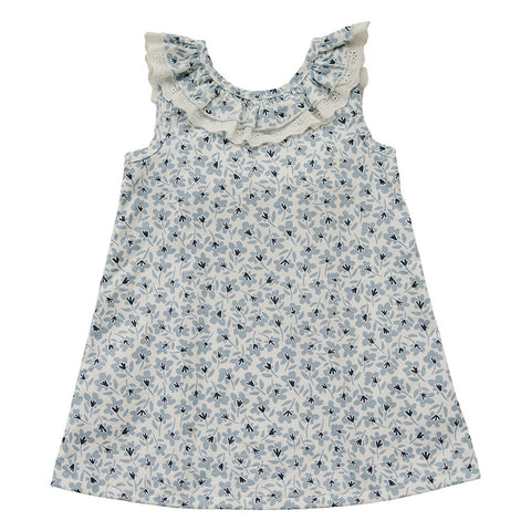 Mebie Baby Dress - Blue Blossom