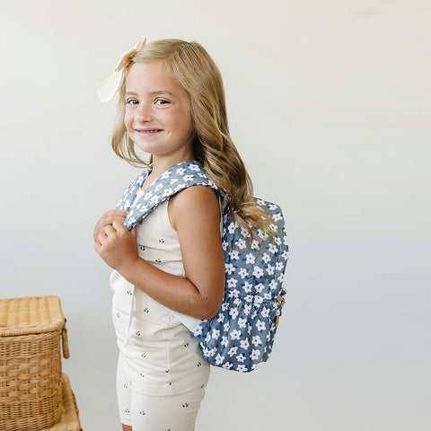 *Mebie Baby Mini Backpack - Green Floral