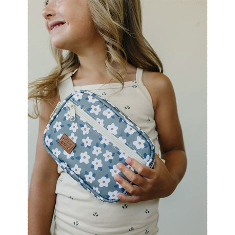 *Mebie Baby Mini Fanny Pack - Green Floral
